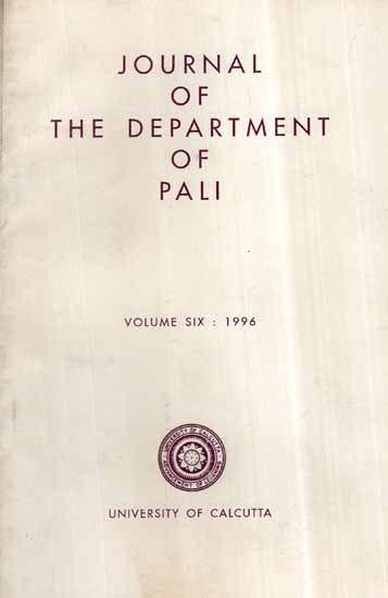 Journal of The Department of Pali- Vol-VI, 1996 (An Old and Rare Book)