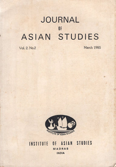 Journal of Asian Studies- Vol. 2, No.2- March 1985 (An Old and Rare Book)