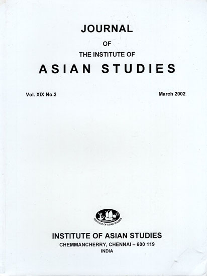 Journal of The Institute of Asian Studies- Vol. XIX, No. 2- March 2002 (An Old Book)