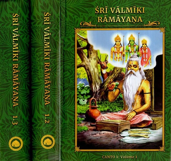 Sri Valmiki Ramayana- Bala Kanda, Notes Based on Four Ancient Commentaries (Set of 3 Volumes)