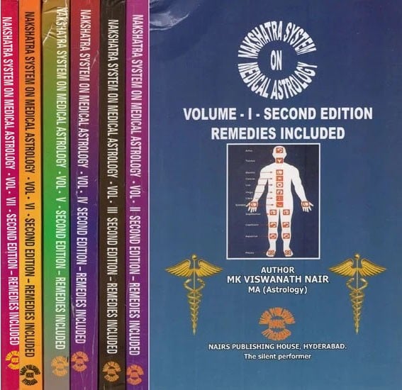 Nakshatra System on Medical Astrology- Second Edition Remedies Included (Set of 7 Volumes)