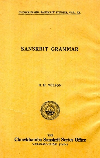 Sanskrit Grammar (An Old and Rare Book)