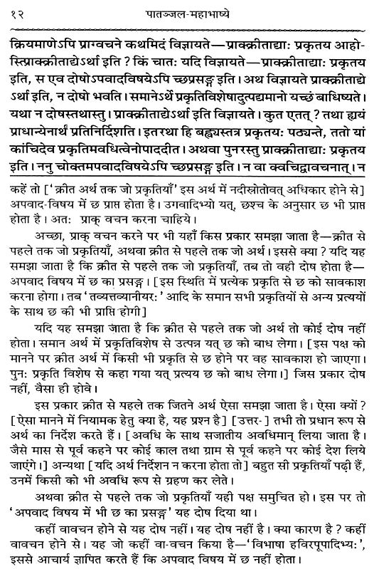 महाभाष्यम् Mahabhashya With Explanation In Hindi (Set of 10 Books