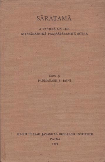 Saratama: A Panjika on the Astashsrika Prajnaparamita Sutra (An Old and Rare Book)
