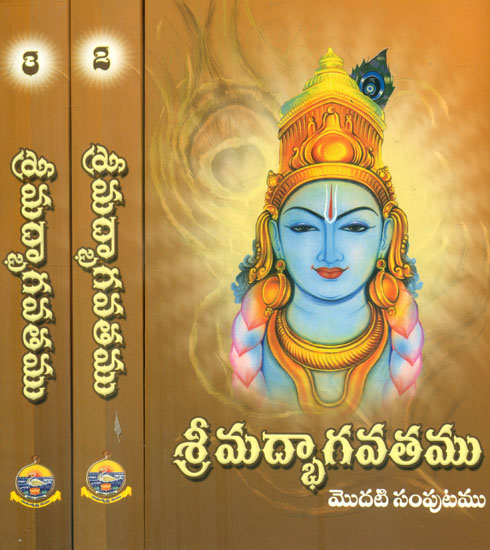 Shrimad Bhagavat in Telugu (Set of Three Volumes)