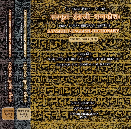 संस्कृत - इंग्रजी - शब्दकोश: Sanskrit - English - Dictionary (Set Of 3 Volumes)