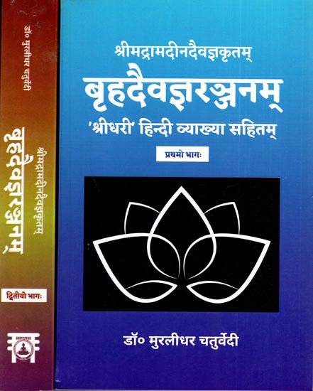 बृहदैवज्ञरञ्जनम्- Brihad Daivagyaranjanam- Srimadramadin Daivagya kritam, Sridhari Hindi Vyakhya Sahit (Set Of 2 Volumes)