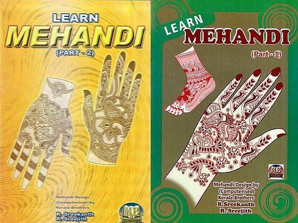 Learn Mehandi- Pictorial Book (Set of 2 Volumes)