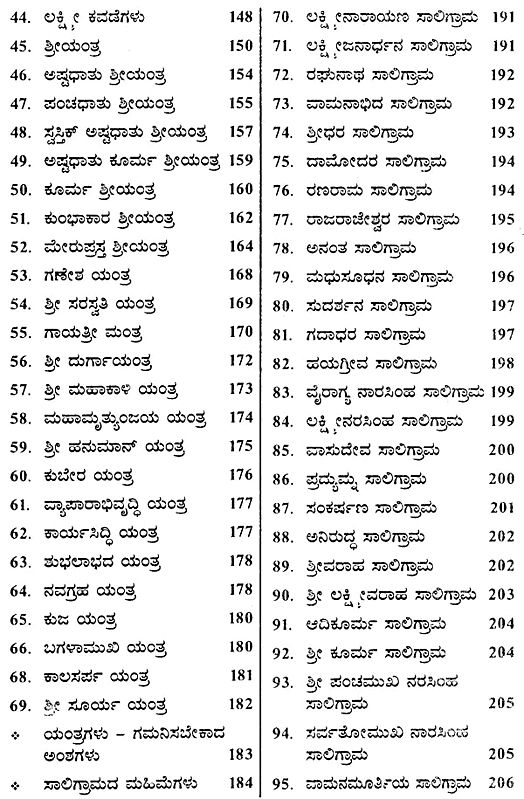 Akhanda Daivika Vastugalu (Kannada) | Exotic India Art