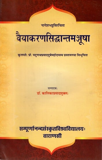 वैयाकरणसिद्धान्तमञ्जूषा- Vaiyakaran Siddhant Manjusha by Nagesa Bhatt