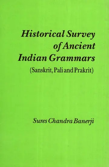 Historical Survey of Ancient Indian Grammars (Sanskrit, Pali and Prakrit)