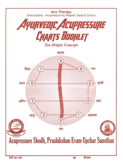 Ayurvedic Acupressure Charts Booklet (Ten Origin Concept)