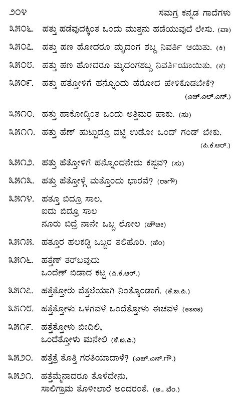 ಸಮಗ್ರ ಕನ್ನಡ ಗಾದೆಗಳು- Samagra Kannada Gadegalu: Kannada (Set of 4 ...