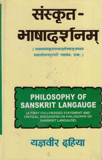 संस्कृत भाषादर्शनम्: Philosophy of Sanskrit Language (A First Fullfiedged Statement and Critical Discussion on Philosophy of Sanskrit Language)
