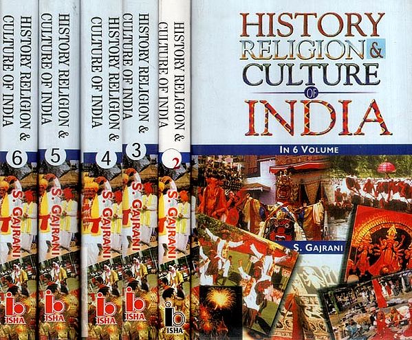 History Religion & Culture of India (Set of 6 Volumes)
