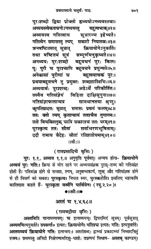 महर्षिपाणिनिप्रणीता अष्टाध्यायी: Ashtadhyayi Composed by Maharishi ...