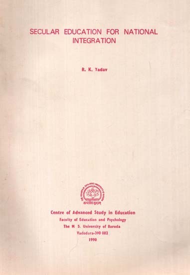 Secular Education For National Integration (An Old And Rare Book)