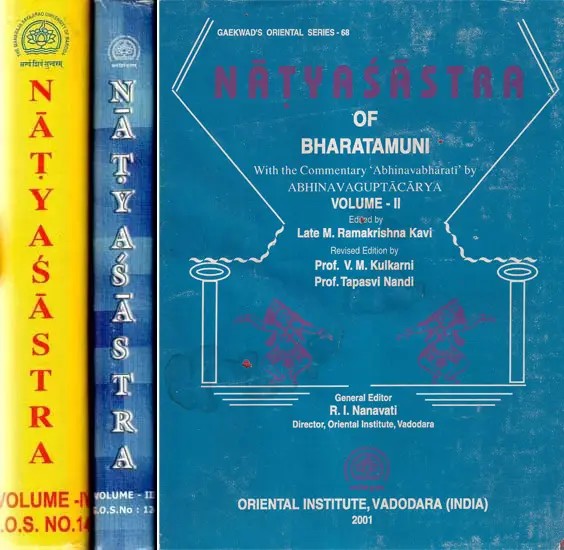 Natyasastra of Bharatamuni - With The Commentary Abhinavabharati By Abhinavaguptacarya (Set of Volume 4 An Old & Rare Book)