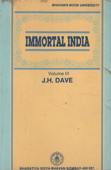 Immortal India- Vol- III (An Old and Rare Book)