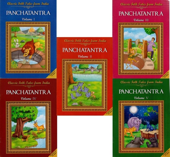 Panchatantra: Classic Folk Tales From India (Set of 5 Volumes)