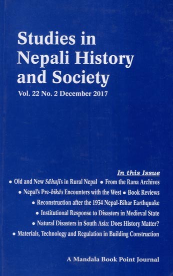 Studies in Nepali History and Society  Vol. 22 No. 2 December 2017