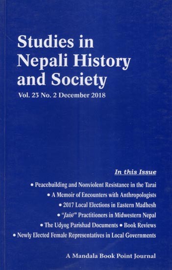 Studies in Nepali History and Society  Vol. 23 No. 2 December 2018