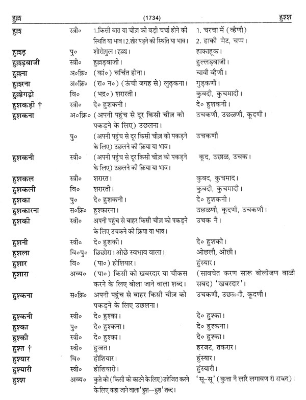 डोगरी - हिन्दी-राजस्थानी शब्दकोश: Dogri - Hindi-Rajasthani Dictionary ...