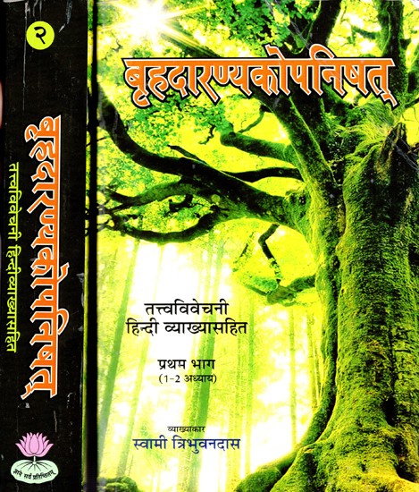 बृहदारण्यकोपनिषत् (तत्त्वविवेचनी हिन्दी व्याख्यासहित)- Brihadaranyakopanisat (With Tattvavivechani' Hindi Commentary) (Set of 2 Volumes)