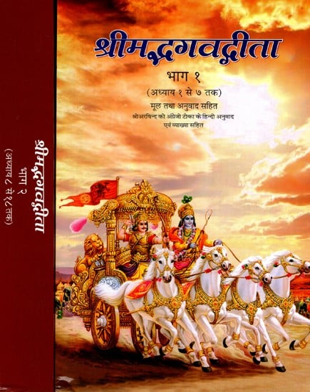 श्रीमद्भगवद्गीता: Srimad Bhagavad Gita (Set of 2 Volumes)