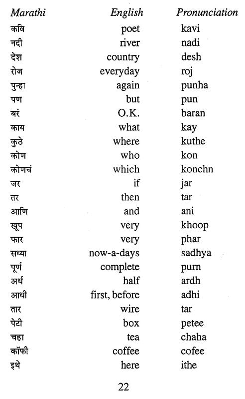 Learn Marathi in a Month Marathi Exotic India Art