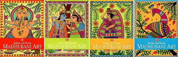 Madhubani Art- Indian Art Series (Set of 4 Books)