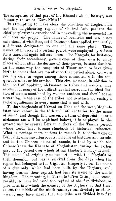 A History of The Moghuls of Central Asia The TarikhIRashidi of Mirza