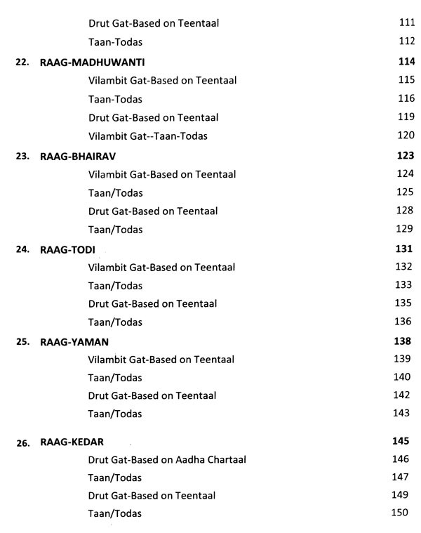 The Innovative & Prevalent Ragas and Talas In North Indian Classical