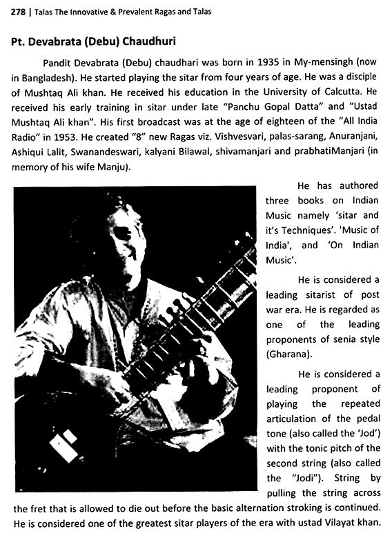 The Innovative & Prevalent Ragas and Talas In North Indian Classical