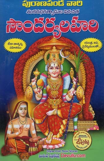 జగద్గురు శ్రీ శంకర భగవత్పాదుల విరచితముసౌన్దర్యలహరి: Jagadguru Sri Sankara Bhagavat Padula Viracitamu Saundaryalahari (Telugu)