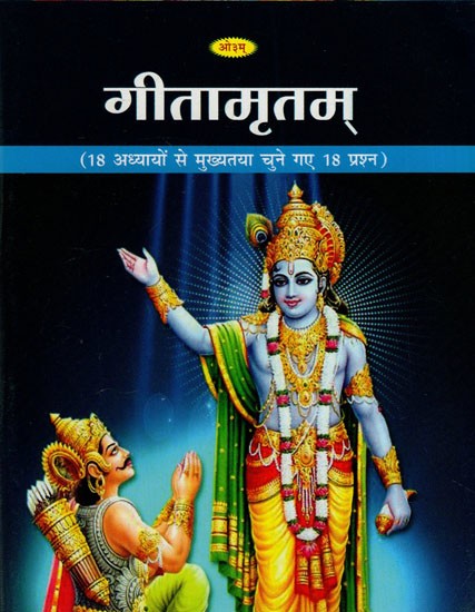 गीतामृतम्: Gitamritam (Mainly Selected 18 Questions from 18 Chapters)