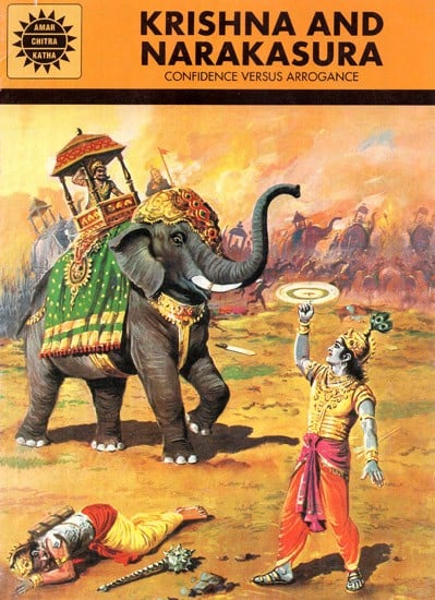 Krishna and Narakasura
