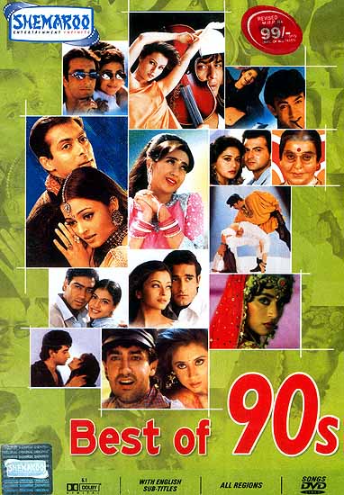 Best of 90s (Famous Hindi Film Songs from the 1990’s - DVD with English Subtitles): Experience the Rich Variety of Indian Culture in Visual Terms