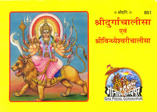 श्रीदुर्गाचालीसा एंव श्रीविन्ध्येश्वरीचालीसा Shri Durga Chalisa and Shri Vindheyshwari Chalisa (Pocket Size)