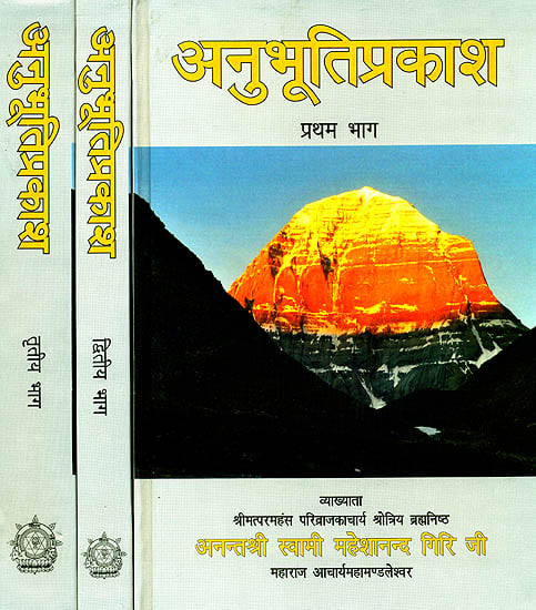 अनुभूति प्रकाश: Anubhuti Prakash - Discourses on the Twelve Upanishads (Set of 3 Volumes)