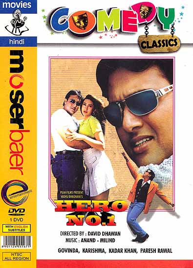 Hero No 1 (Comedy Classics) (Hindi Film DVD with English Subtitles)