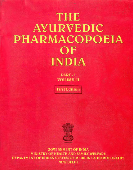 The Ayurvedic Pharmacopoeia of India (Part-I, Volume-II)