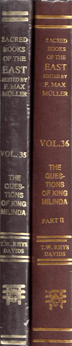 The Questions of King Milinda (In Two Volumes)