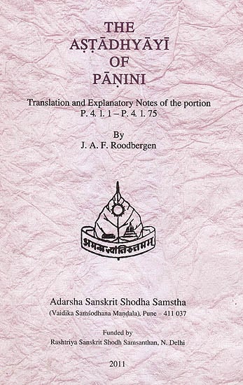 The Astadhyayi of Panini: P.4.1.1 – P.4.1.75 (With Transliteration)