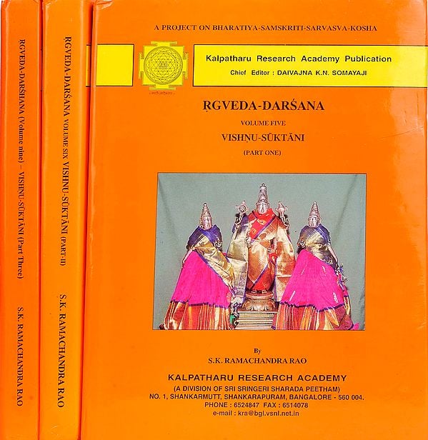 Rgveda-Darsana Vishnu Suktani (In 3 Volumes): Explaining all the Suktas of Lord Vishnu Occuring the Rgveda