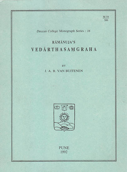 Ramanuja’s Vedarthasamgraha (A Rare Book)