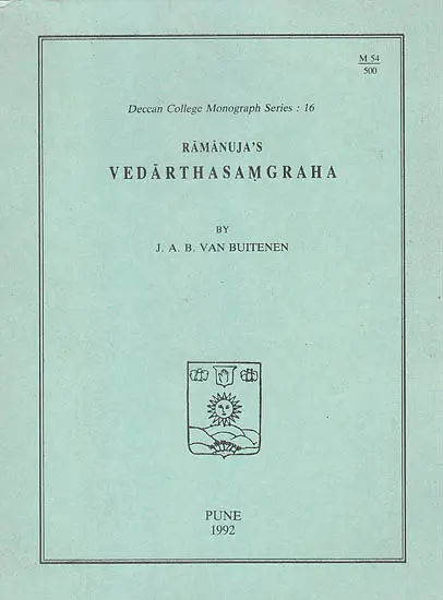 Ramanuja’s Vedarthasamgraha (A Rare Book)