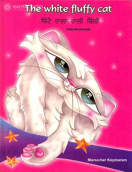 The White Fluffy Cat (English-Punjabi)
