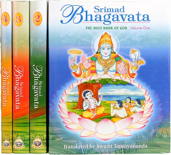 Srimad Bhagavata: The Holy Book of God (Set of 4 Volumes)