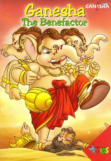 Ganesha: The Benefactor (Comic) | Exotic India Art
